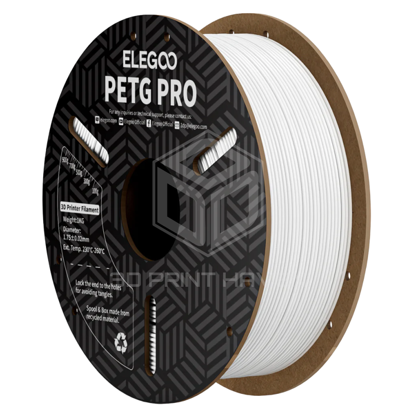 ELEGOO PETG PRO, Цвят: White
