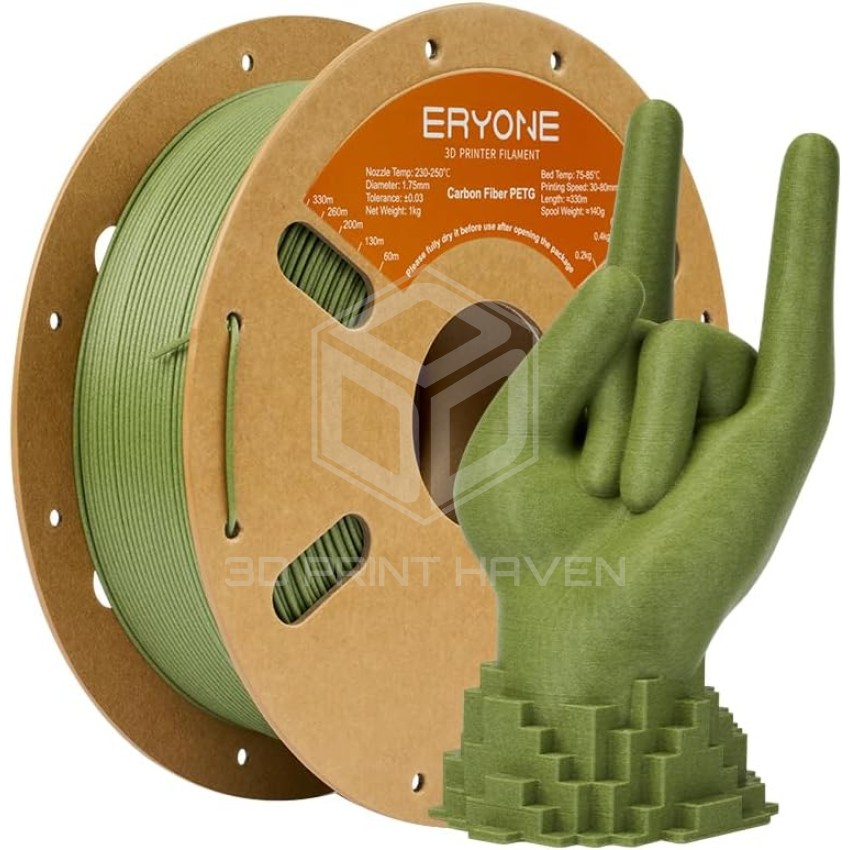 ERYONE PETG - CF(Carbon Fibre), Цвят: Grass Green