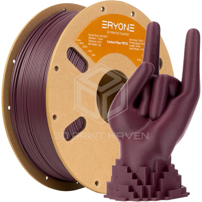 ERYONE PETG - CF(Carbon Fibre), Цвят: Reddish Purple