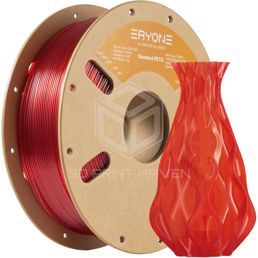 ERYONE PETG, Цвят:  Red Transperant