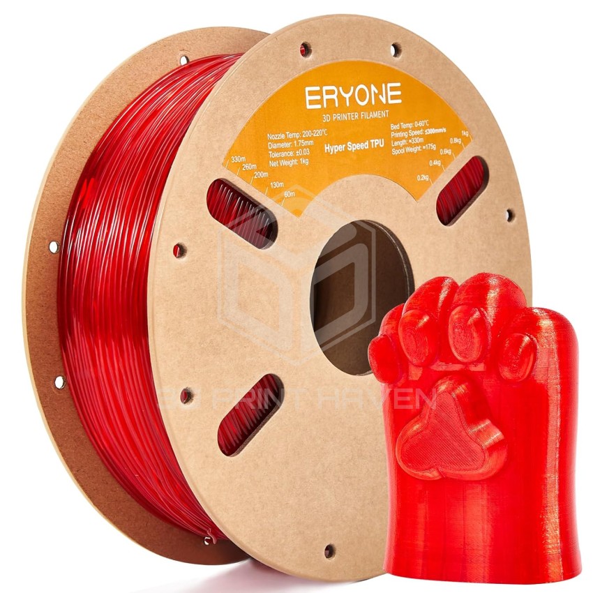 ERYONE TPU Hyper-Speed 95A 1KG, Цвят: Transperant Red