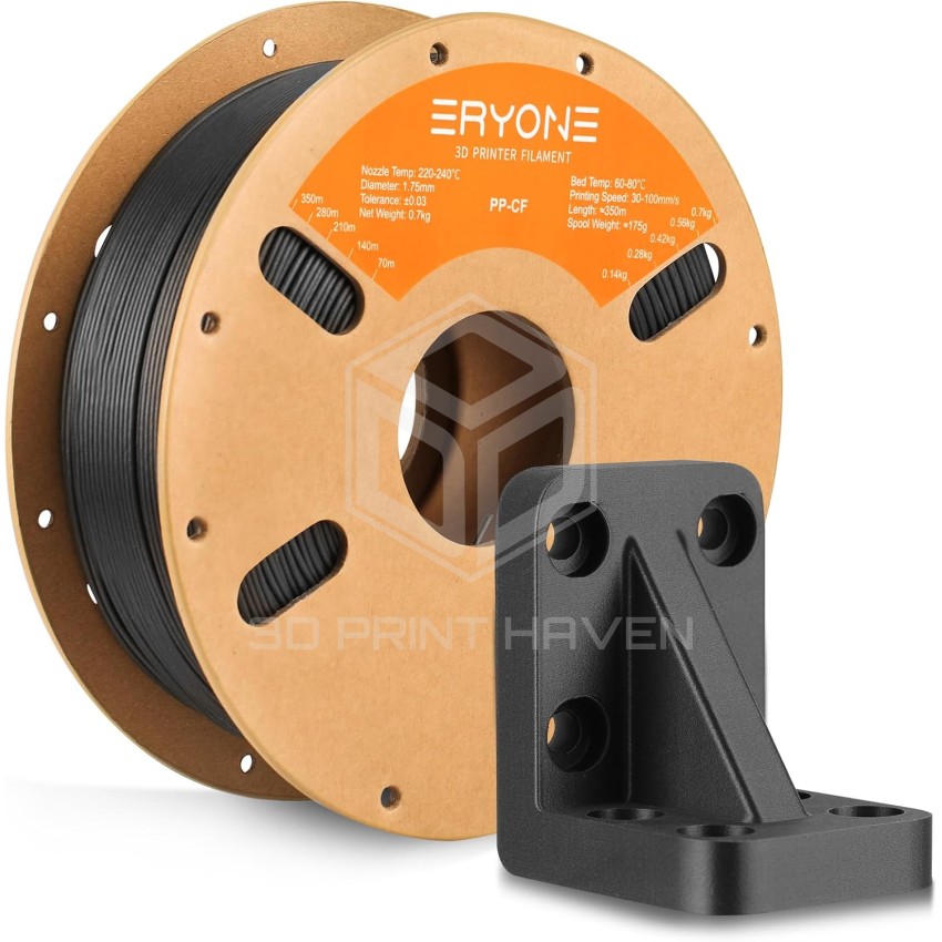 ERYONE PP - CF (Polypropylene) 0.7KG, Цвят: Black 