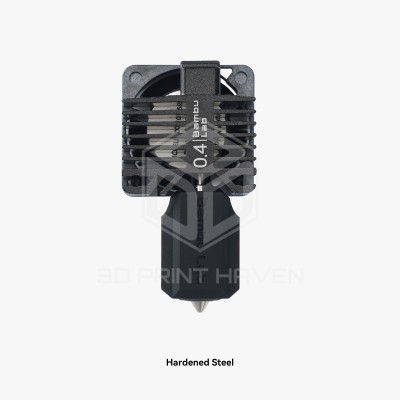 Bambu Lab Пълен Комплект Hotend за P1 Series, Модел: 0.4 Hardened Steel Nozzle