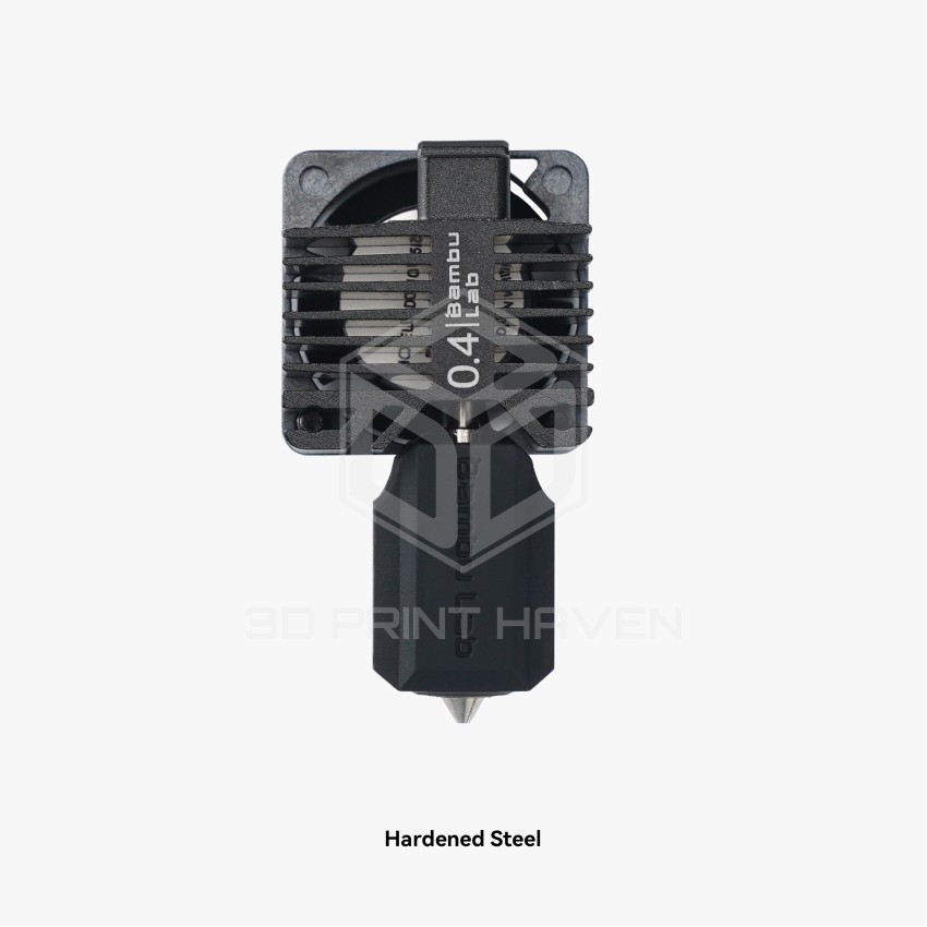 Bambu Lab Пълен Комплект Hotend за P1 Series, Модел: 0.4 Hardened Steel Nozzle
