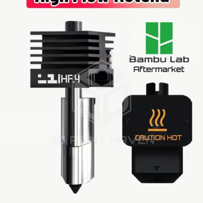 Bambu Lab Hotend Highflow High Quality H2D/A1 Printers - (Aftermarket), Модел: 0.4 Hardened Steel Nozzle