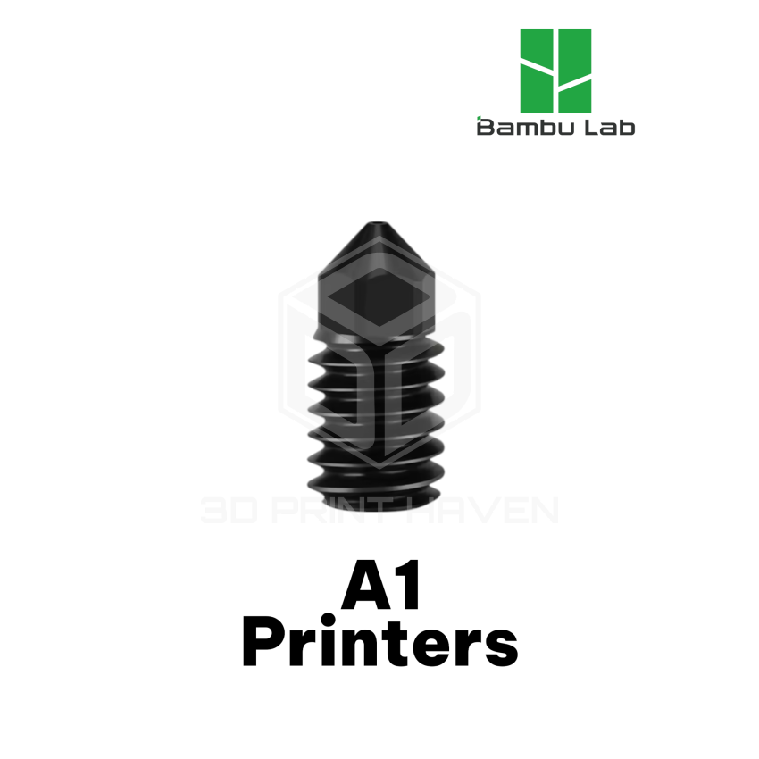 Bambu Lab Nozzle - A1 Printers (Aftermarket), Модел: 0.4 Hardened Steel Nozzle