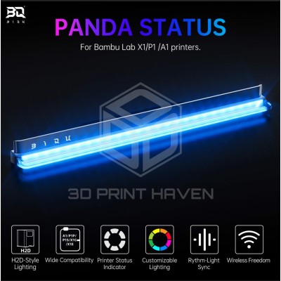 Panda Status Customizable RGB Bar for Bambu Lab X1/P1/A1 Series