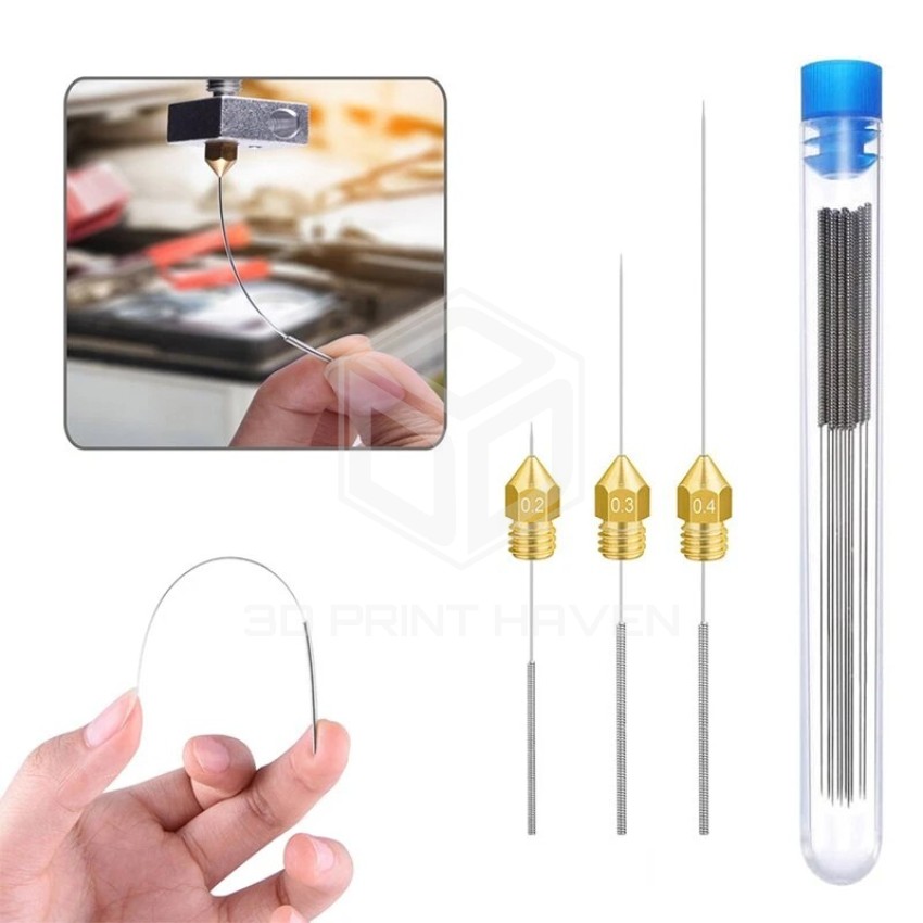 Игла за почистване на дюзи (10 бр) 0.4mm