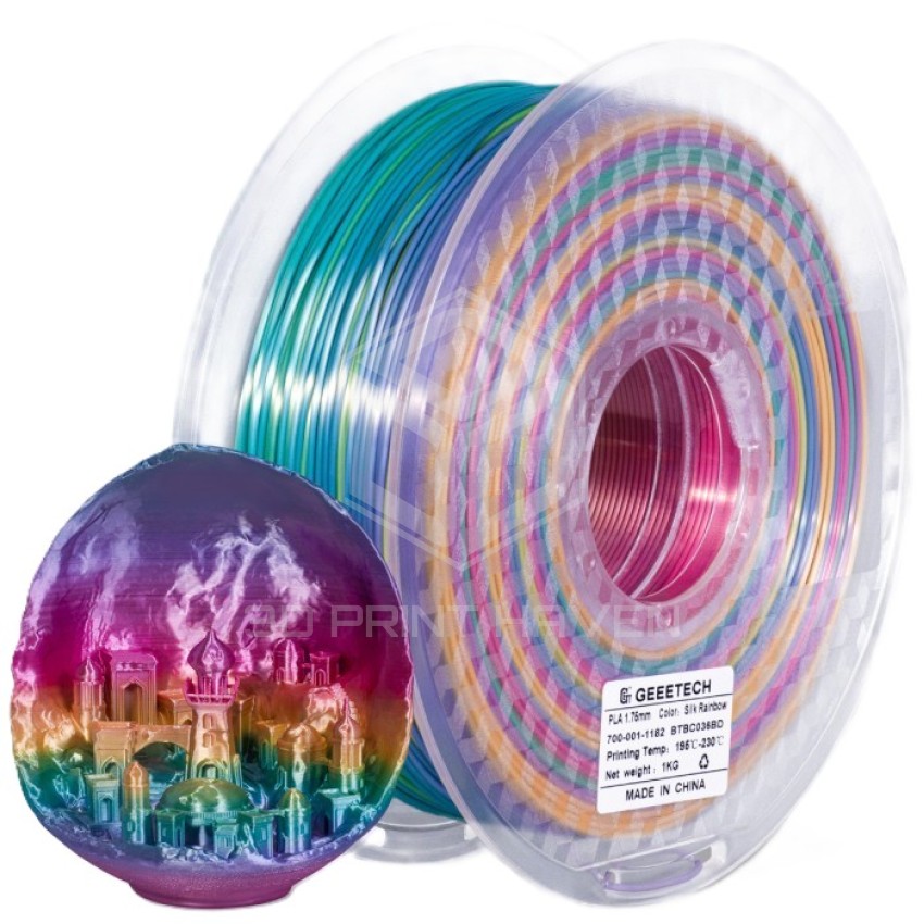 Geeetech PLA Silk, Цвят: Rainbow