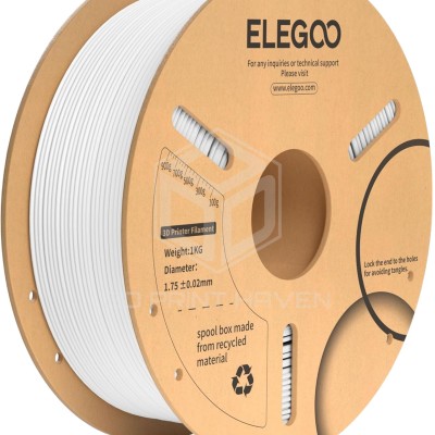 ELEGOO PLA+ Plus, Цвят: White