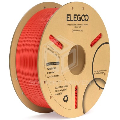 ELEGOO PLA+ Plus, Цвят: Red