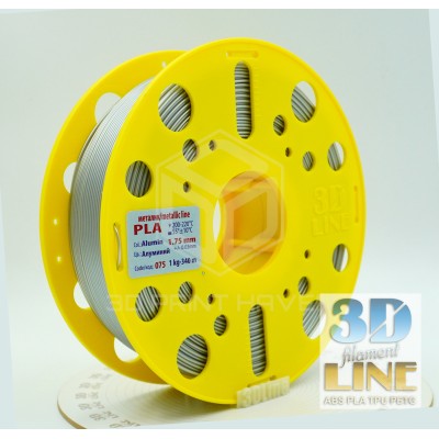 3DLine - PLA - Произведено в БГ, Цвят: Алуминий