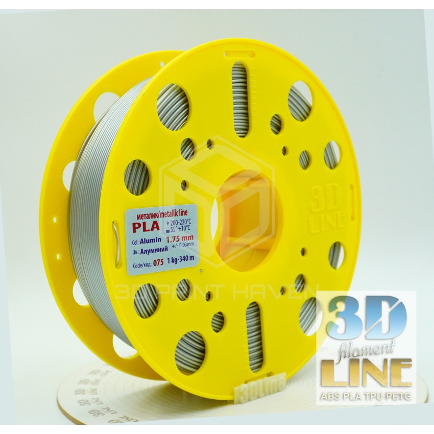 3DLine - PLA - Произведено в БГ, Цвят: Алуминий