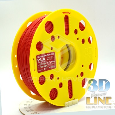 3DLine - PLA - Произведено в БГ, Цвят: Червено кардинал