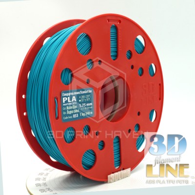 3DLine - PLA - Произведено в БГ, Цвят: Водно синьо