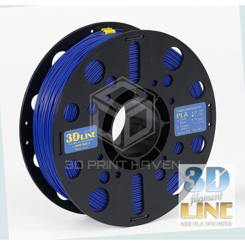 3DLine - PLA - Произведено в БГ, Цвят: Тъмно синьо