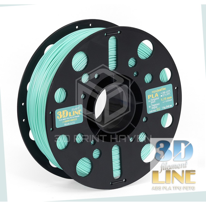 3DLine - PLA - Произведено в БГ, Цвят: Тюркоазена перла