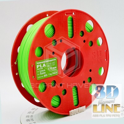 3DLine - PLA - Произведено в БГ, Цвят: Лайм