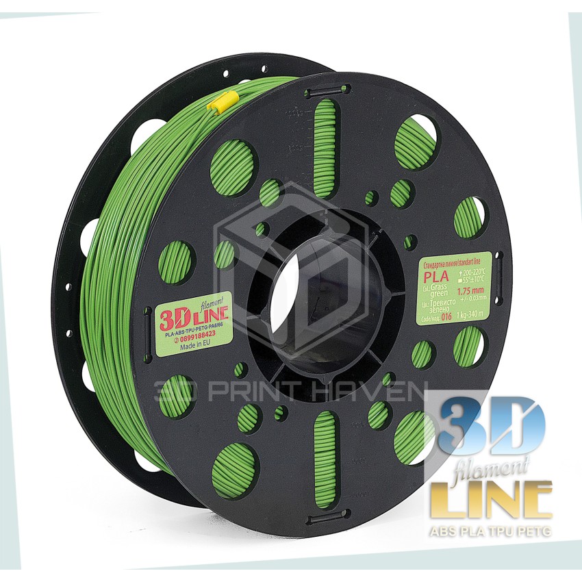 3DLine - PLA - Произведено в БГ, Цвят: Тревисто зелено