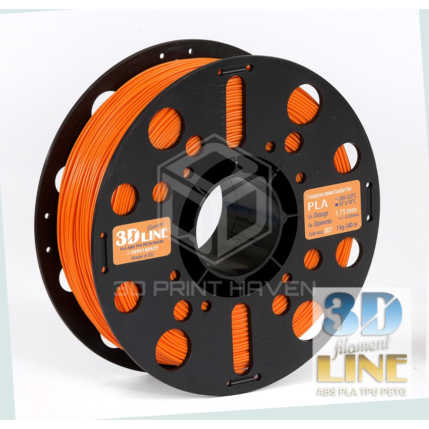 3DLine - PLA - Произведено в БГ, Цвят: Оранжево