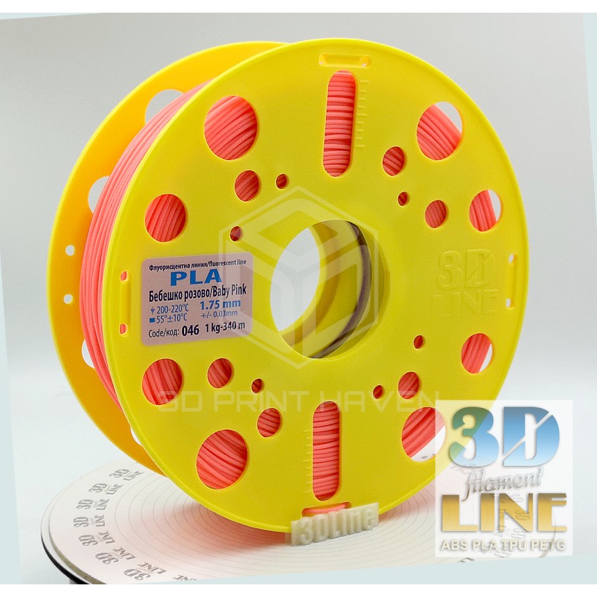 3DLine - PLA - Произведено в БГ, Цвят: Бебешко розово