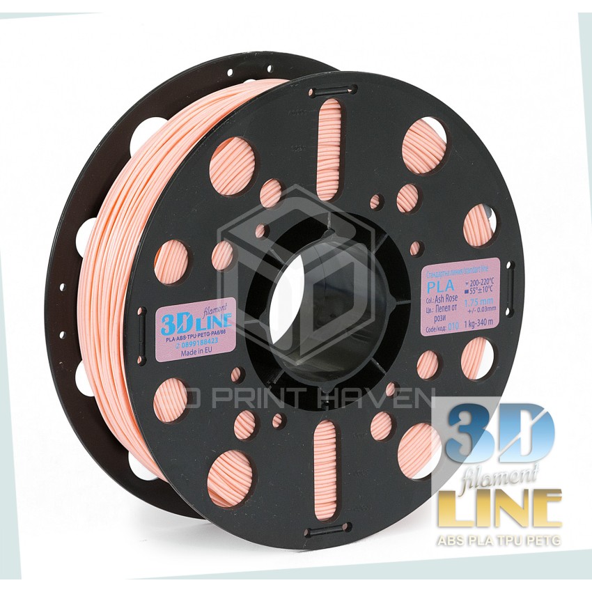 3DLine - PLA - Произведено в БГ, Цвят: Пепел от рози