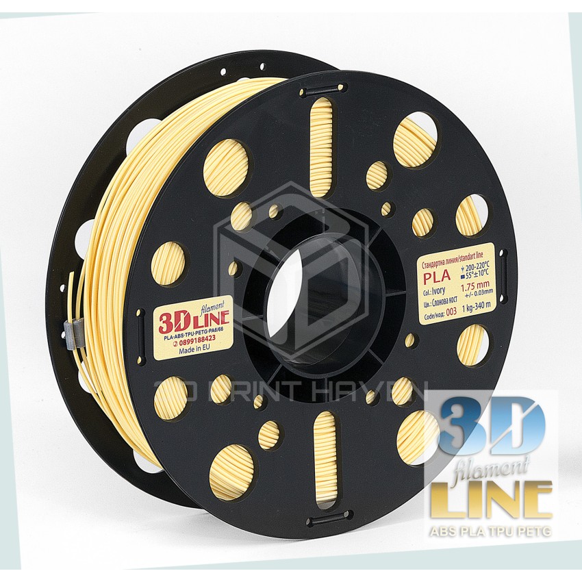 3DLine - PLA - Произведено в БГ, Цвят: Слонова кост