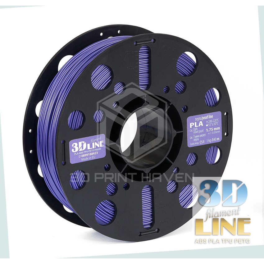 3DLine - PLA - Произведено в БГ, Цвят: Тъмно виолетова перла
