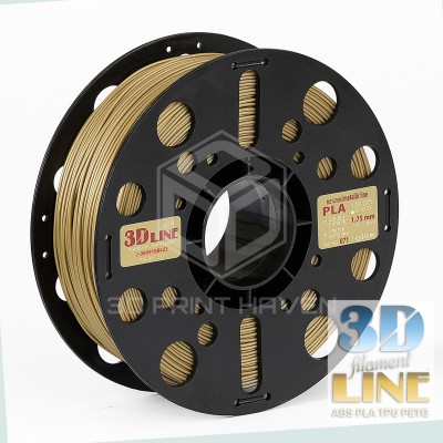 3DLine - PLA - Произведено в БГ, Цвят: Златен металик