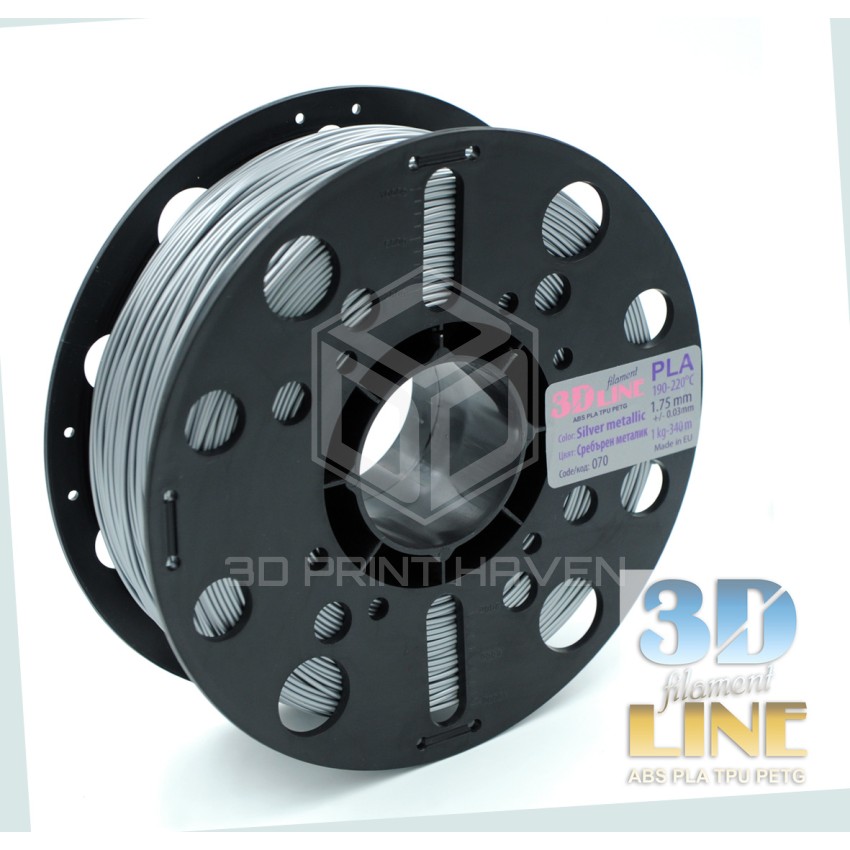 3DLine - PLA - Произведено в БГ, Цвят: Сребърен металик