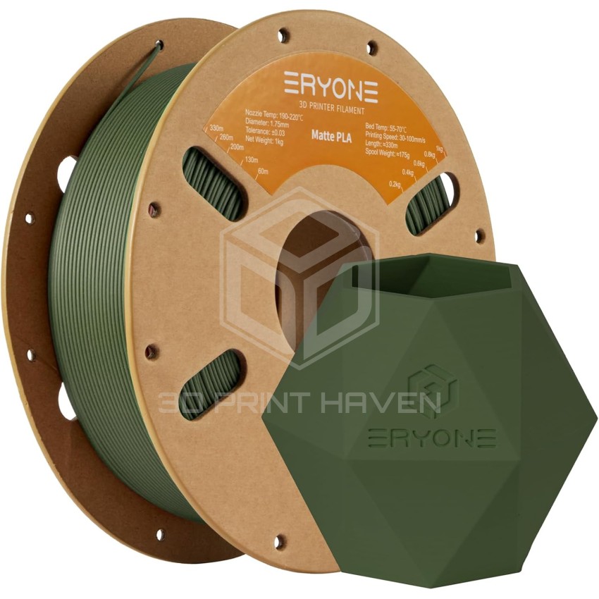 Eryone PLA Matte, Цвят: Olive Green