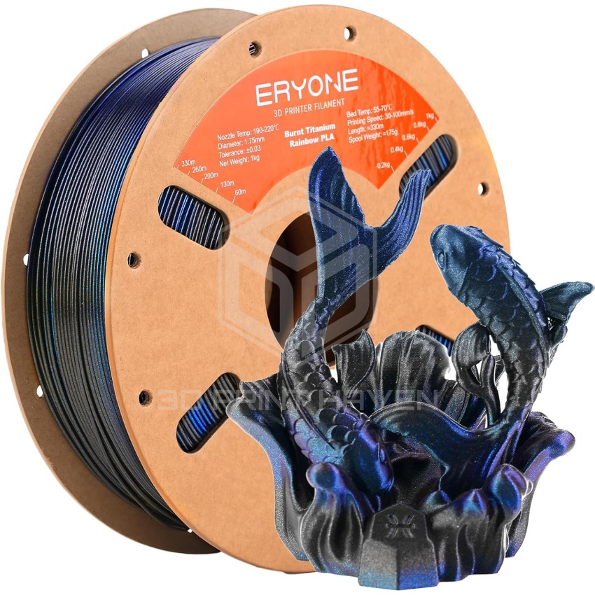 Eryone PLA Burnt Titanium Rainbow, Цвят: Interstellar