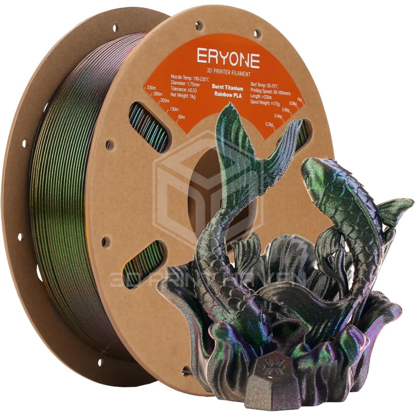 Eryone PLA Burnt Titanium Rainbow, Цвят: Wormhole
