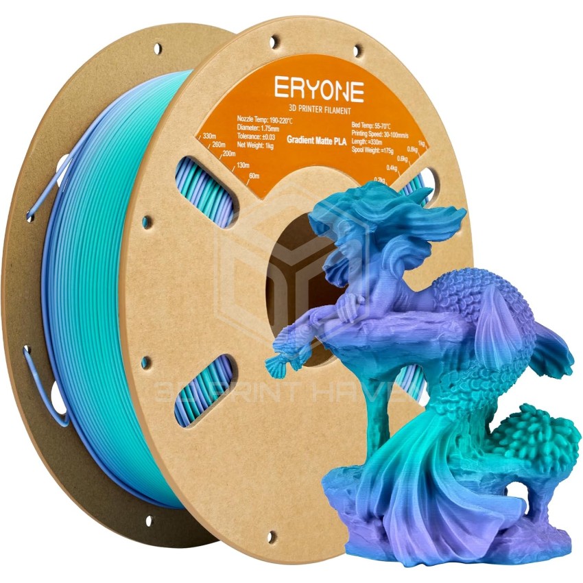 Eryone PLA Matte Gradient Rainbow, Цвят: Dreamland