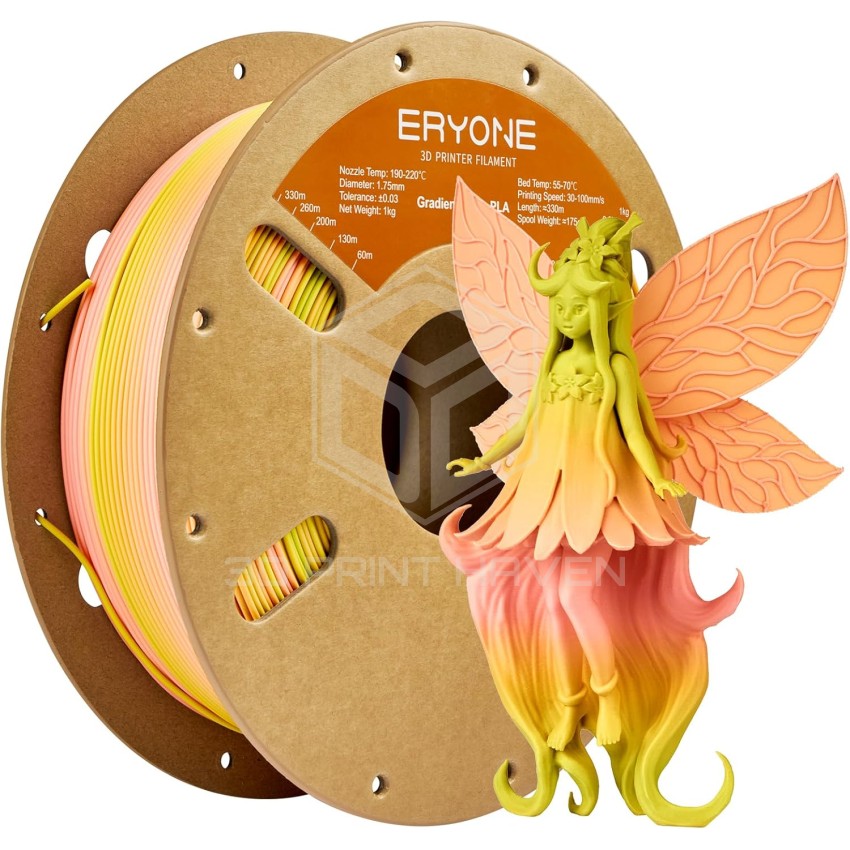 Eryone PLA Matte Gradient Rainbow, Цвят: Financier