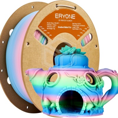 Eryone PLA Matte Gradient Rainbow, Цвят: Fairy