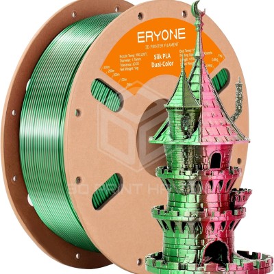 Eryone PLA Dual Color Silk, Цвят: Red - Green