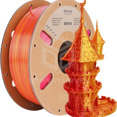 Eryone PLA Dual Color Silk, Цвят: Red - Gold