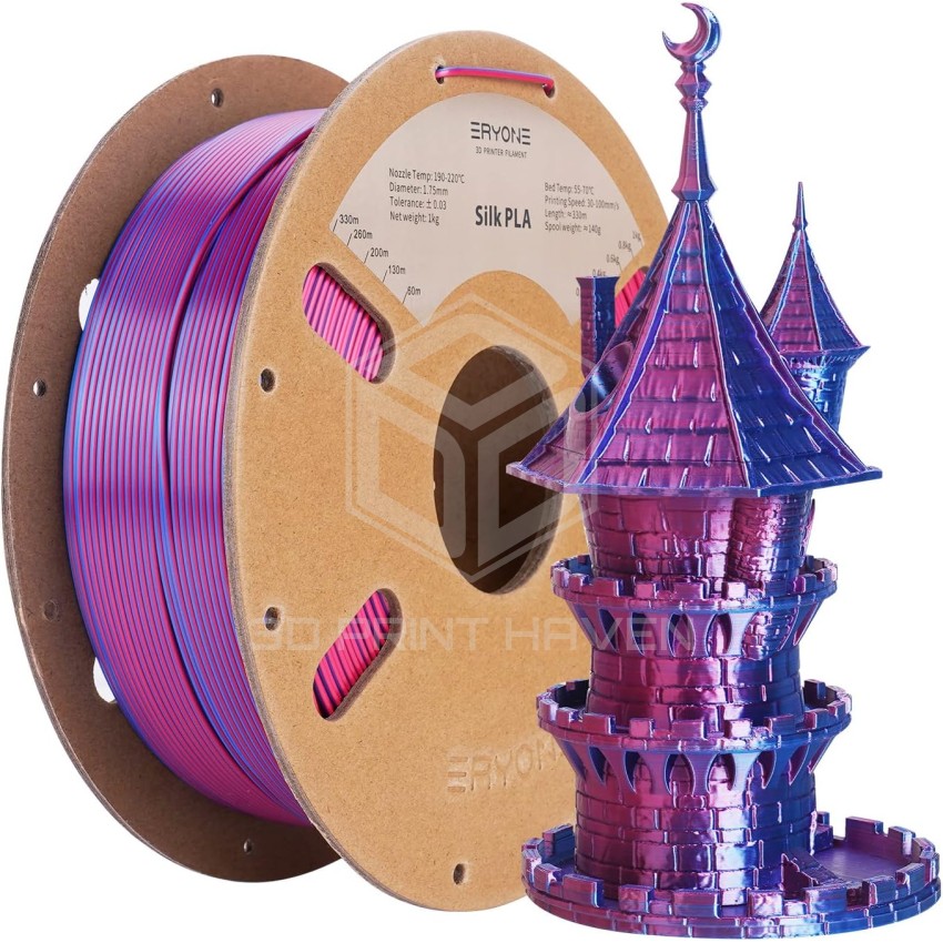 Eryone PLA Dual Color Silk, Цвят: Red - Blue