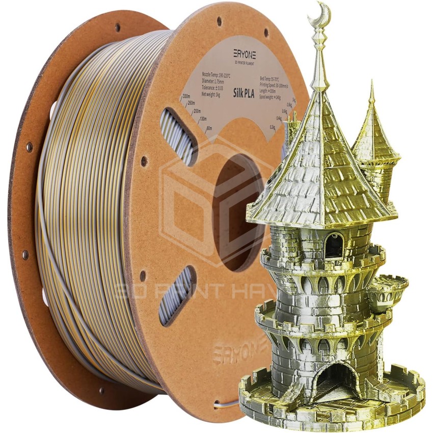 Eryone PLA Dual Color Silk, Цвят: Gold - Silver
