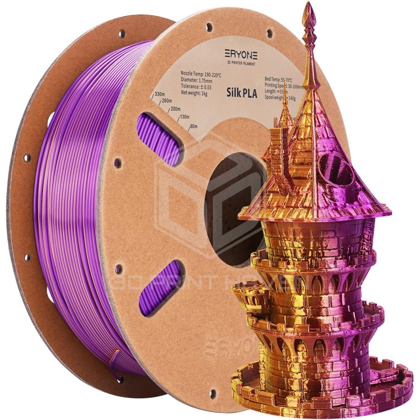 Eryone PLA Dual Color Silk, Цвят: Gold - Purple