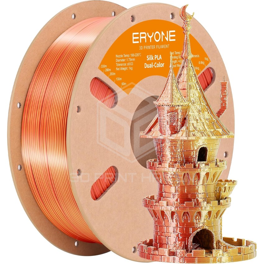 Eryone PLA Dual Color Silk, Цвят: Gold - Copper