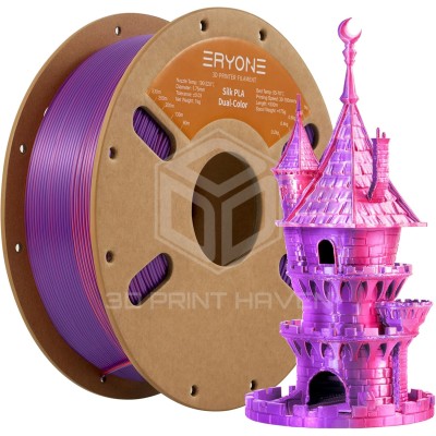 Eryone PLA Dual Color Silk, Цвят: Orange Red - Purple