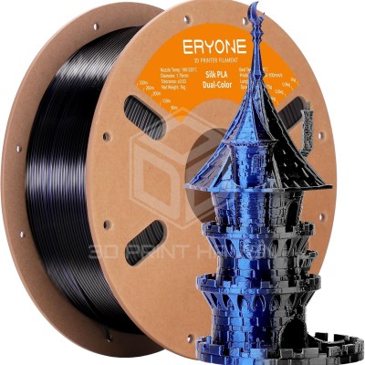 Eryone PLA Dual Color Silk, Цвят: Midnight Blue - Black