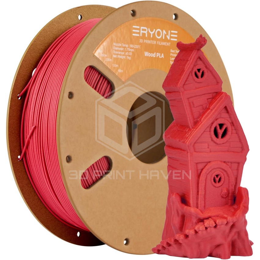 Eryone PLA Wood, Цвят: Red Wood