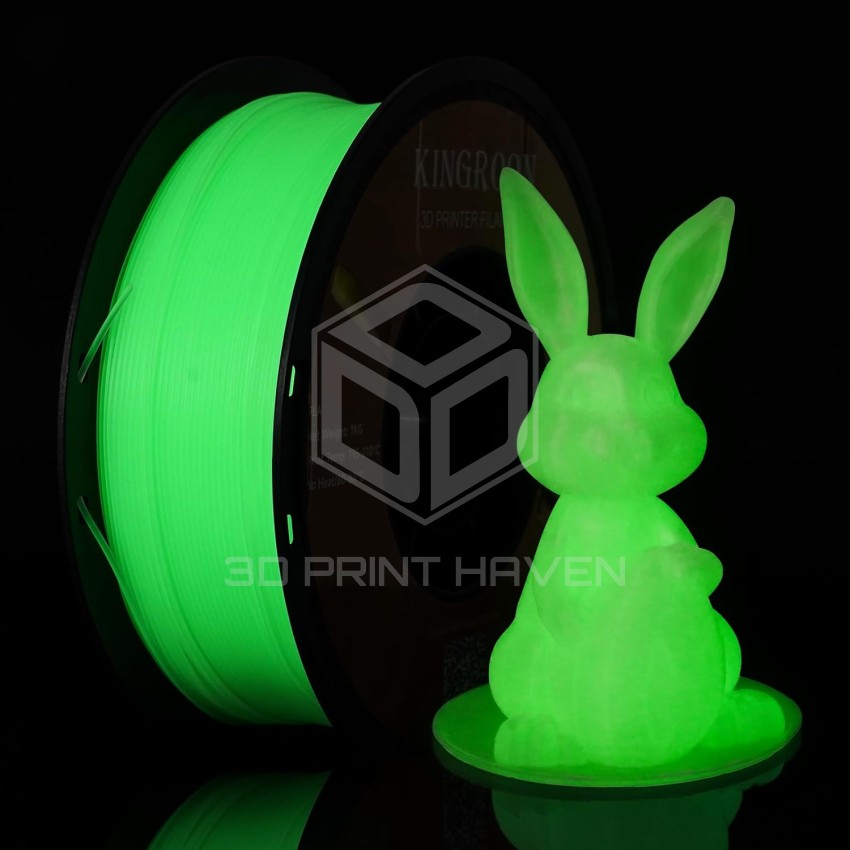 Kingroon PLA Glow in The Dark - Luminous, Цвят: Green