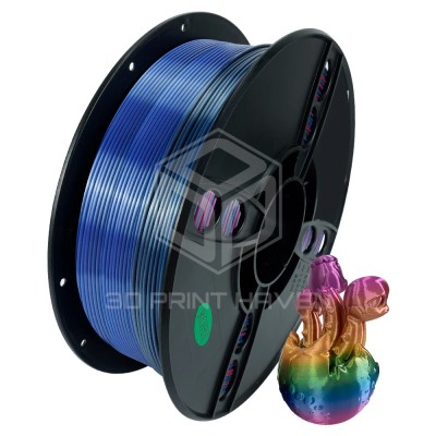 Kingroon PLA Silk Rainbow, Цвят: Universe