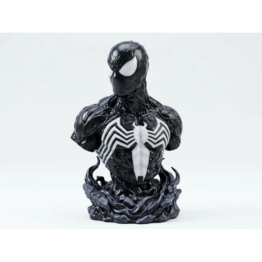 Декоративен бюст Spider-Man „Симбиот“ – черен костюм