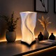 WaveGlow Lamp – Декоративна LED Лампа с Вълнообразен Дизайн
