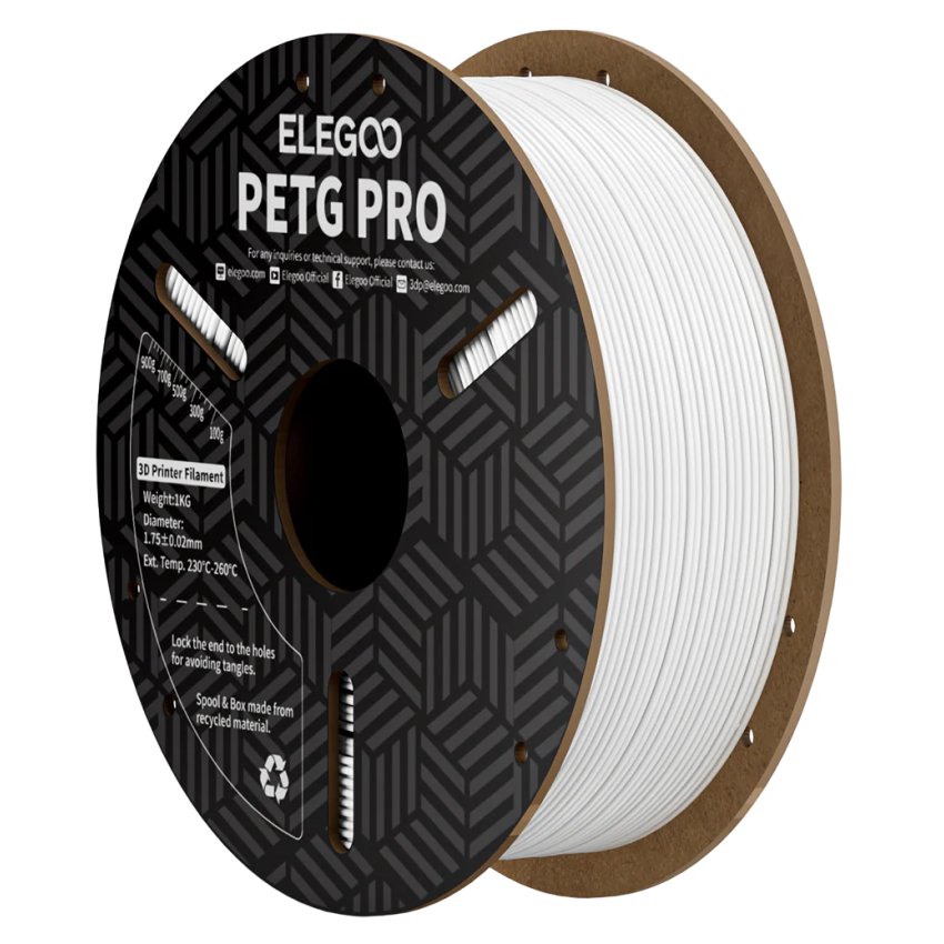 ELEGOO PETG PRO, Цвят: White